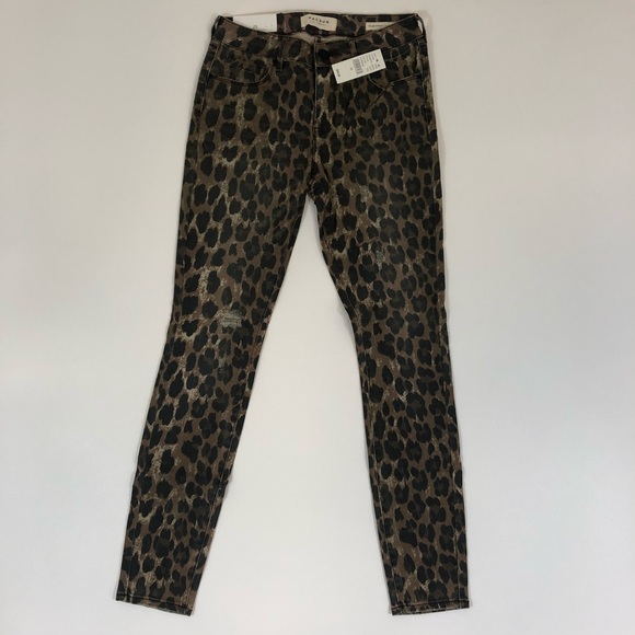 Pacsun mid rise skinniest leopard - Picture 5 of 8